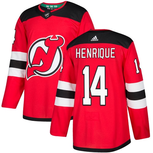 Adidas New Jersey Devils #14 Adam Henrique Red Home Authentic Stitched Youth NHL Jersey->youth nhl jersey->Youth Jersey